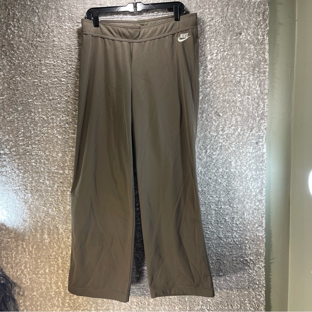 Nike Sportswear Women’s Brown Track Pants Drawstring Size L (12-14) Polyester